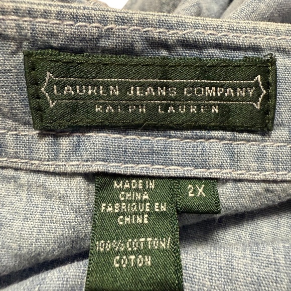 Lauren Jeans Company Ralph Lauren Nautical Tunic Top SZ 2X Coastal Maine - Picture 5 of 10